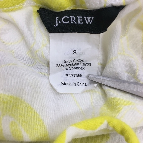 J CREW Mini Skirt Paisley Ruffle Drawstring Beach Y2K 90s Coconut Girl Small - Picture 6 of 8